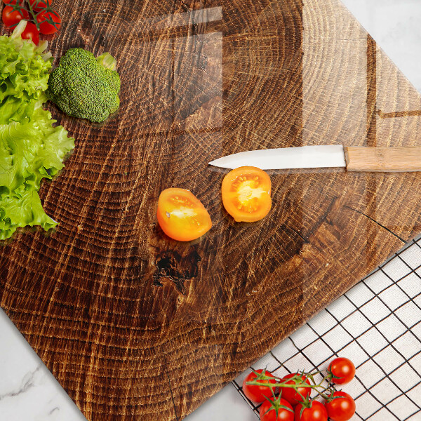 Skärbräda glas modern Trästruktur