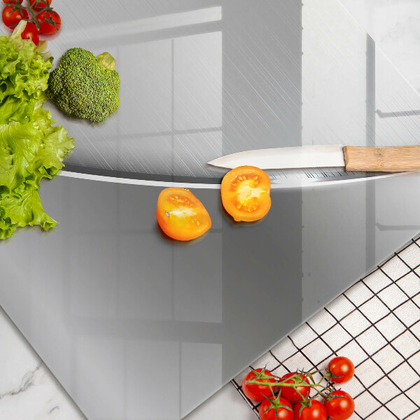 Skärbräda glas modern Metallformer