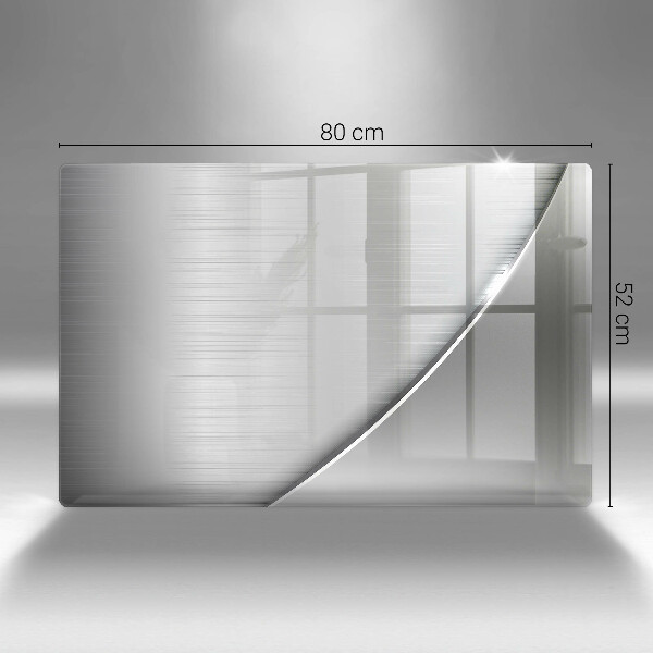 Skärbräda glas modern Metallformer