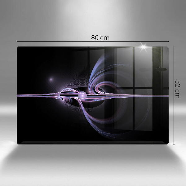 Skärbräda glas modern Modern abstraktion