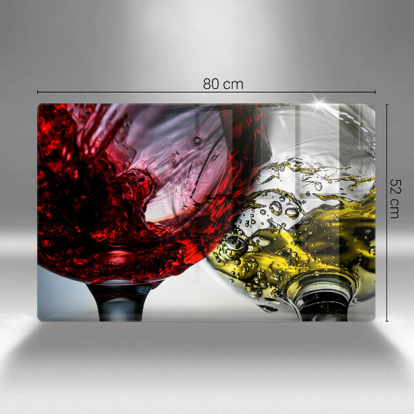 Skärbräda glas modern Glas vin