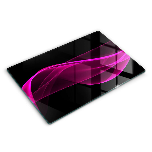 Skärbräda glas modern Rosa abstraktion