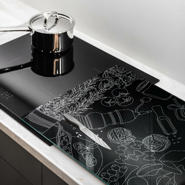 Skärbräda glas modern Kökstillbehör