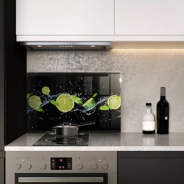 Skärbräda glas modern Lime mynta vatten