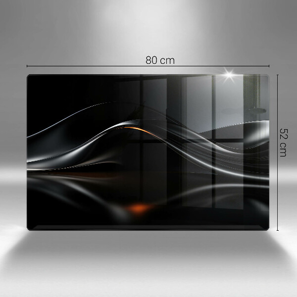 Skärbräda glas modern Abstraktion 3D-design