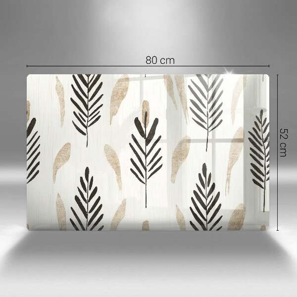 Skärbräda glas modern Boho växter