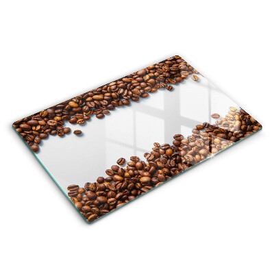 Skärbräda glas modern Kaffebönor