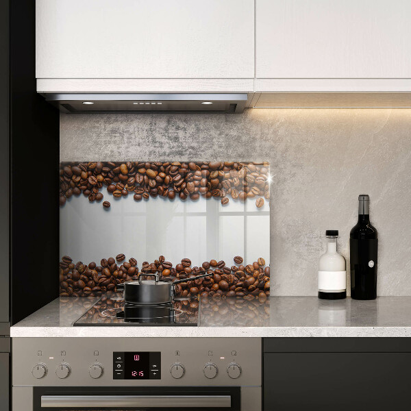 Skärbräda glas modern Kaffebönor