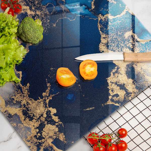 Skärbräda glas modern Marmor abstraktion