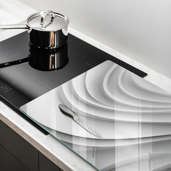 Skärbräda glas modern Geometriska linjer