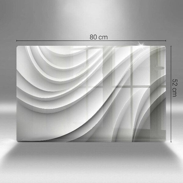 Skärbräda glas modern Geometriska linjer