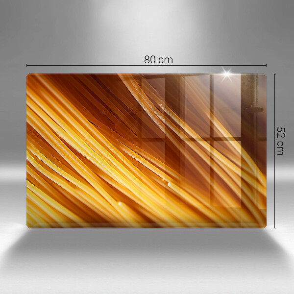 Skärbräda glas modern Spaghetti Pasta