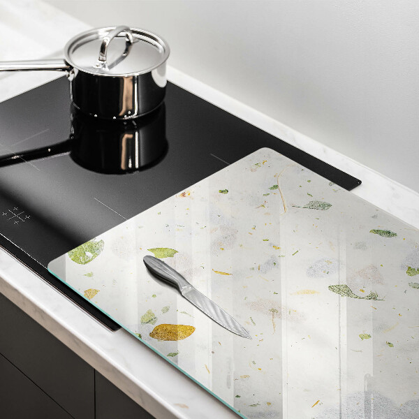 Skärbräda glas modern Fallande löv