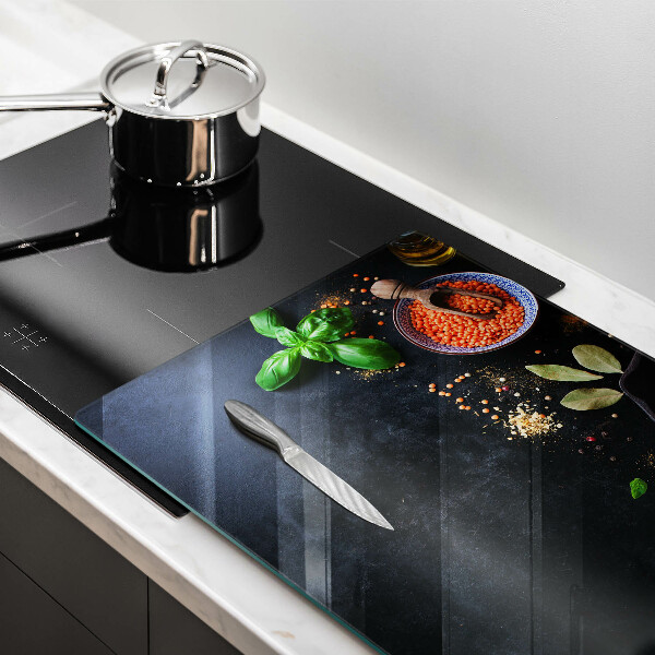 Skärbräda glas modern Skålar med kryddor