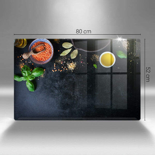 Skärbräda glas modern Skålar med kryddor