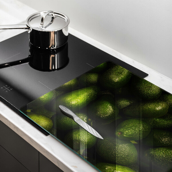 Skärbräda glas modern Avokado frukt