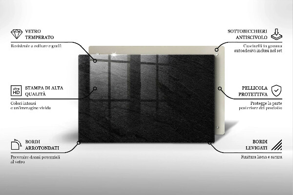 Skärbräda glas modern Sten textur