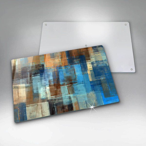 Skärbräda glas modern Målad bakgrund