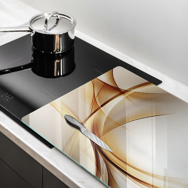 Skärbräda glas modern Abstraktionsformer