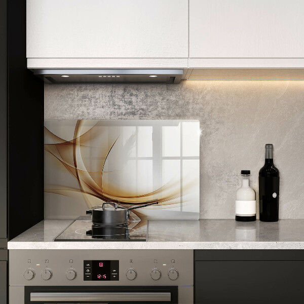 Skärbräda glas modern Abstraktionsformer