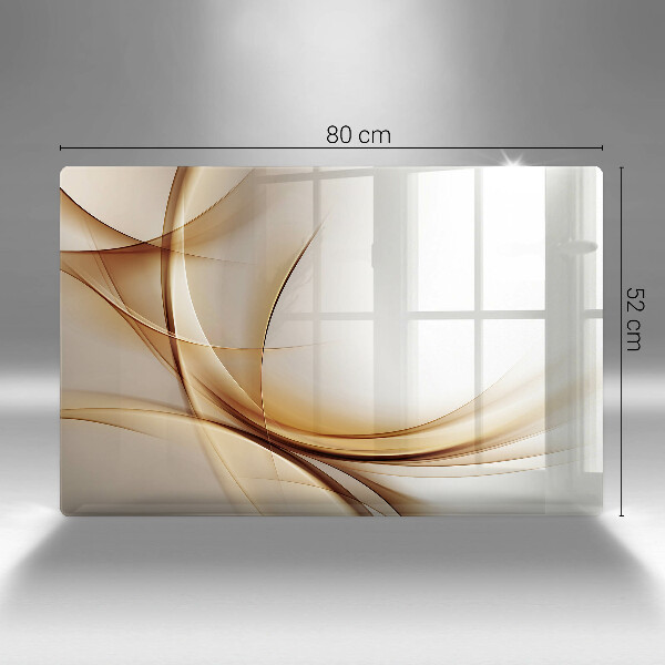 Skärbräda glas modern Abstraktionsformer