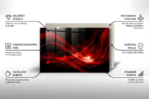 Skärbräda glas modern Modern abstraktion