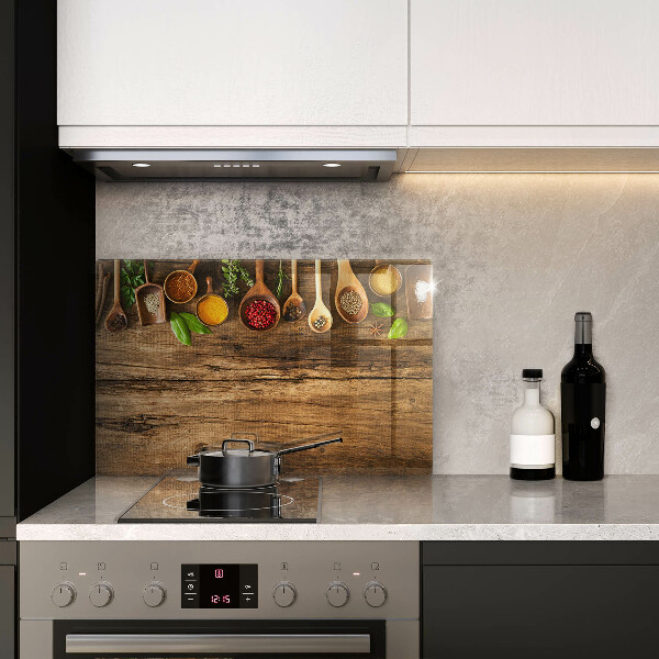 Skärbräda glas modern Kryddskedar av trä