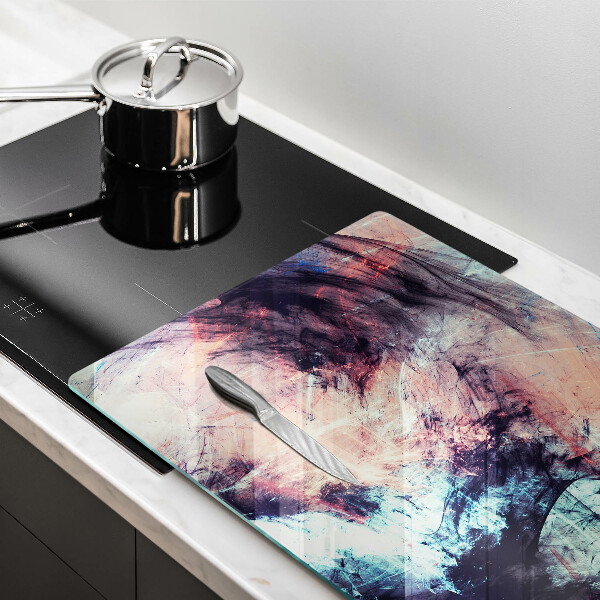 Skärbräda glas modern Målad abstraktion