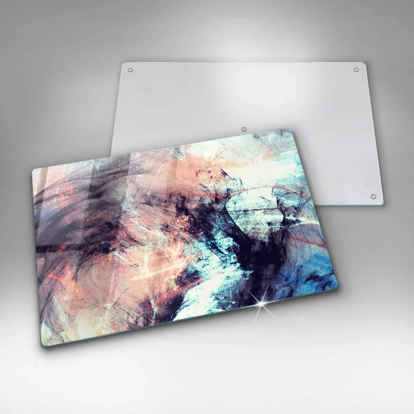 Skärbräda glas modern Målad abstraktion