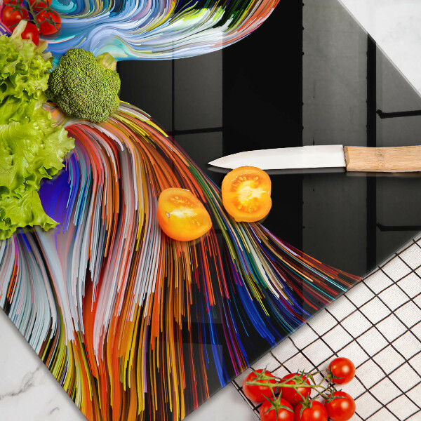 Skärbräda glas modern Abstrakt kyss