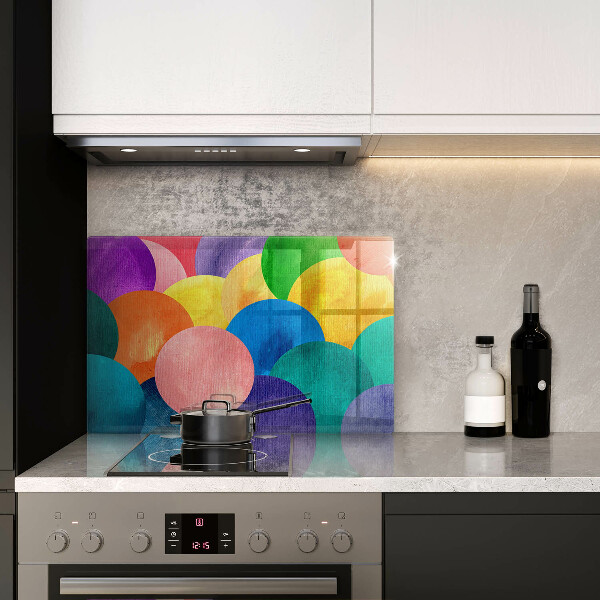 Skärbräda glas modern Färgade hjul