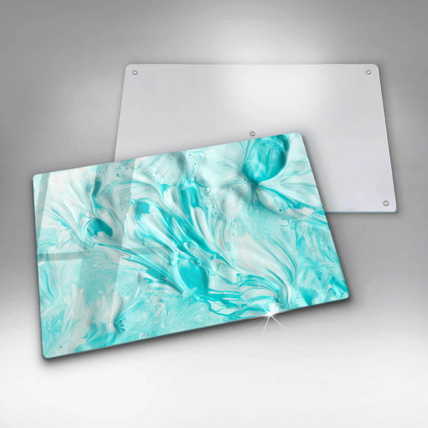 Skärbräda glas modern Abstraktionsfärger