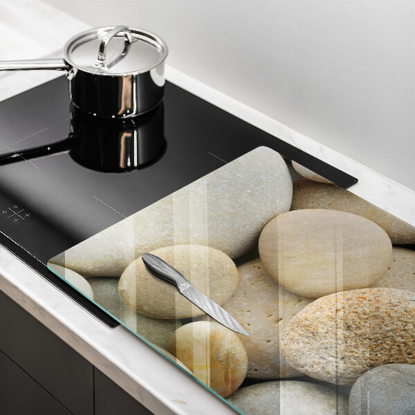 Skärbräda glas modern Ovalt stenmönster