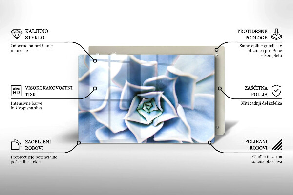 Skärbräda glas modern Plantera blomma