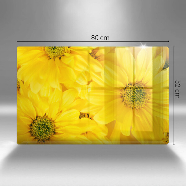 Skärbräda glas modern Blommor kronblad