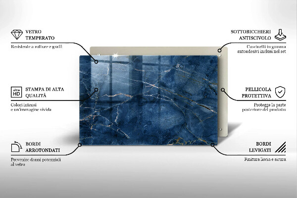 Skärbräda glas modern Sten textur marmor