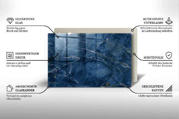 Skärbräda glas modern Sten textur marmor