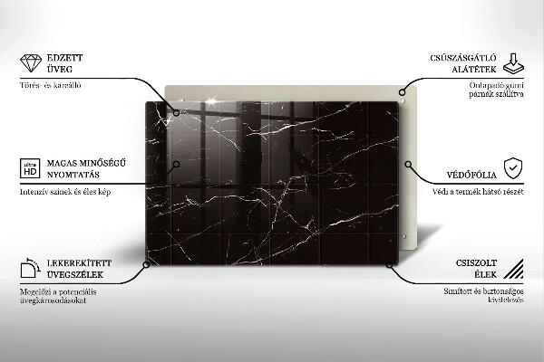 Skärbräda glas modern Marmorplattor