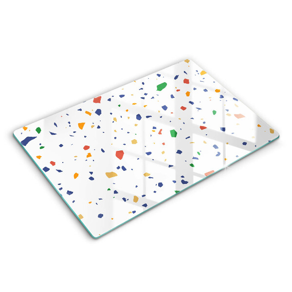 Skärbräda glas modern Färgglatt stengods