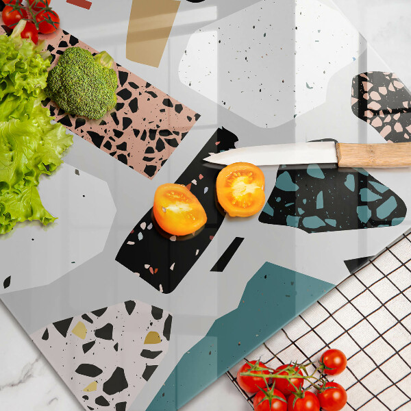 Skärbräda glas modern Sten gres