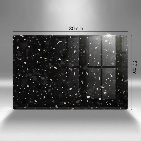 Skärbräda glas modern Mörk sten gres