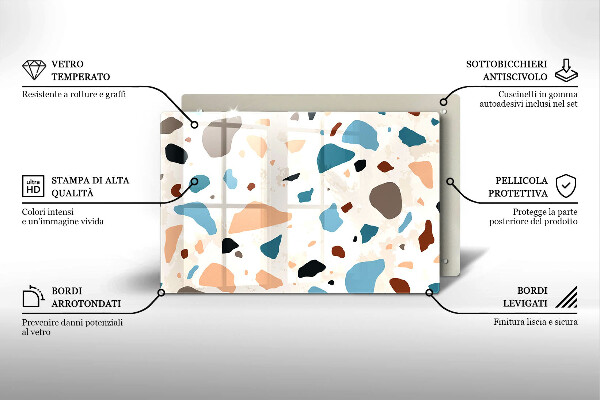 Skärbräda glas modern Dekorativt stengods