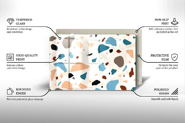 Skärbräda glas modern Dekorativt stengods