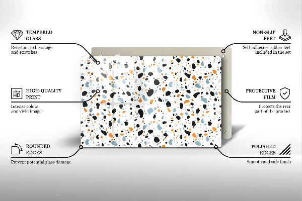 Skärbräda glas modern Dekorativt stengods