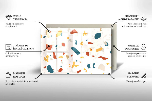 Skärbräda glas modern Dekorativt stengods
