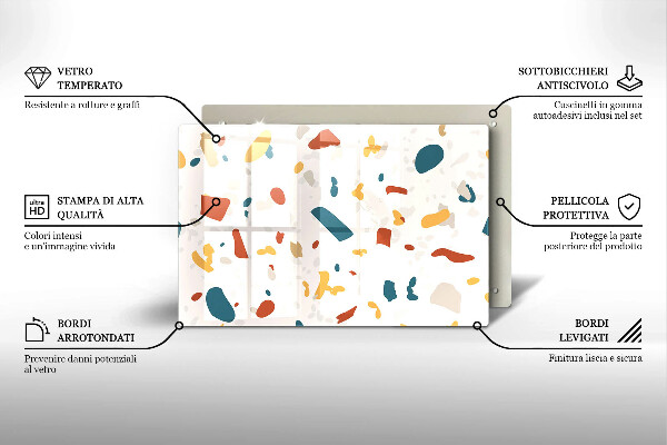 Skärbräda glas modern Dekorativt stengods