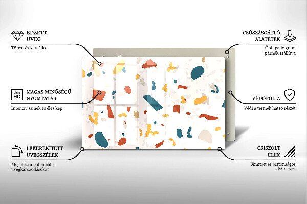 Skärbräda glas modern Dekorativt stengods