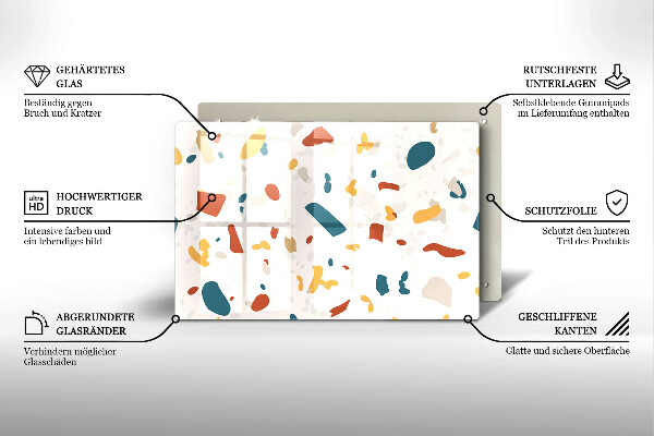 Skärbräda glas modern Dekorativt stengods