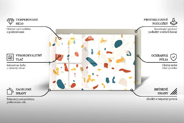 Skärbräda glas modern Dekorativt stengods