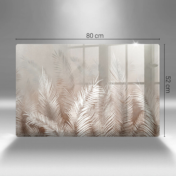 Skärbräda glas modern Boho lämnar växter